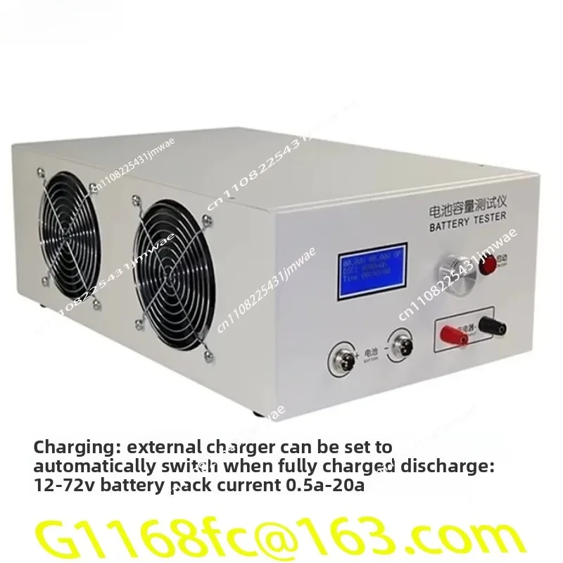 High Quality Suitable for EBC-B20H 12-72V Lead-acid Lithium Battery Pack Capacity Tester with External Charger Part