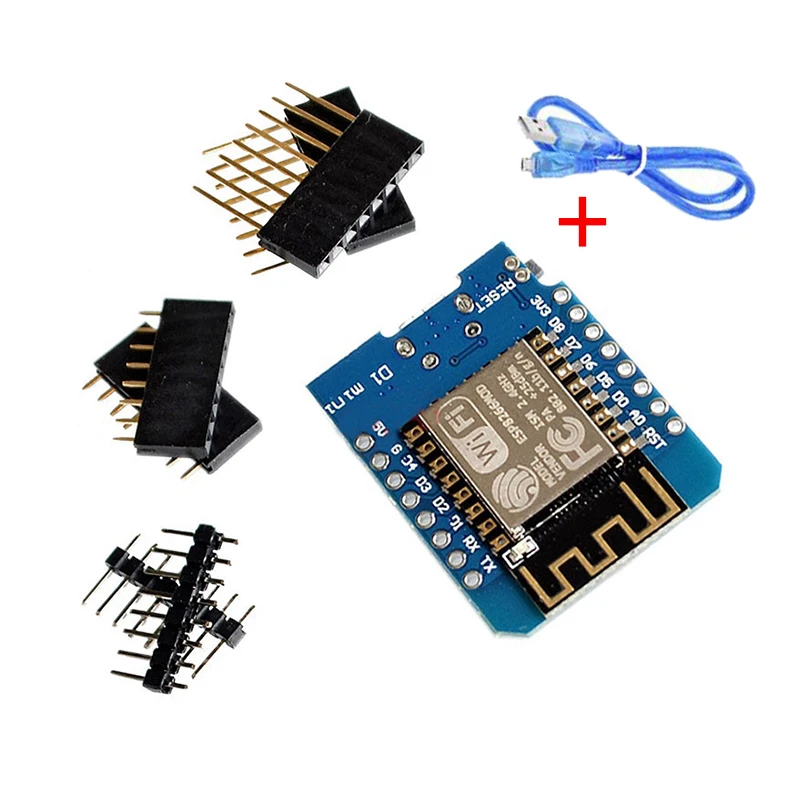 ESP8266 ESP-12 ESP-12F CH340G CH340 V2 Usb Wemos D1 Mini Wifi Development Board D1 Mini Nodemcu Lua Iot Board 3.3V Met Pins