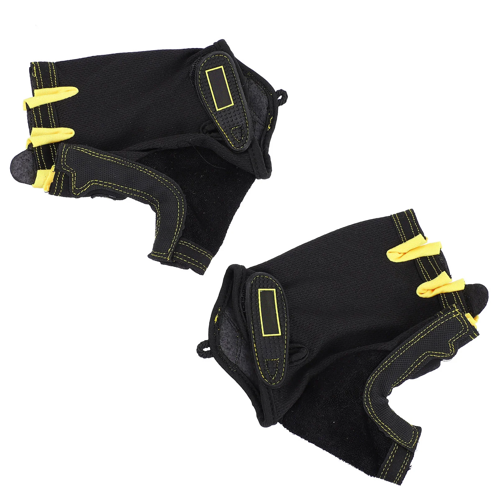 VALICLUD 1 Pair Breathable Cycling Gloves Half Finger Bike Riding Fitness Motorcycle Gym Mittens for Men