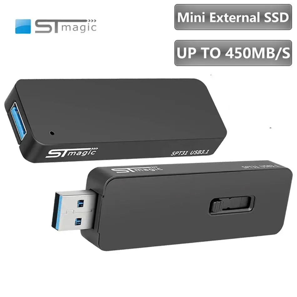 Stmagic SSD USB Flash Drive USB3.1 High Speed 450MB/S 128GB 256GB 512GB 1TB Solid state Pendrive Mini Metal memory Stick