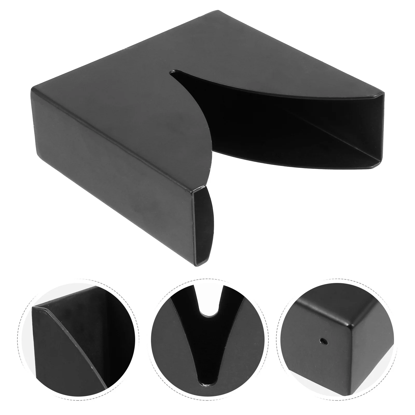 

Stainless Steel Napkin Holder Compact Tissue Box For Desk Home Storage Rack V Type Design Paper Serviette Dispenser