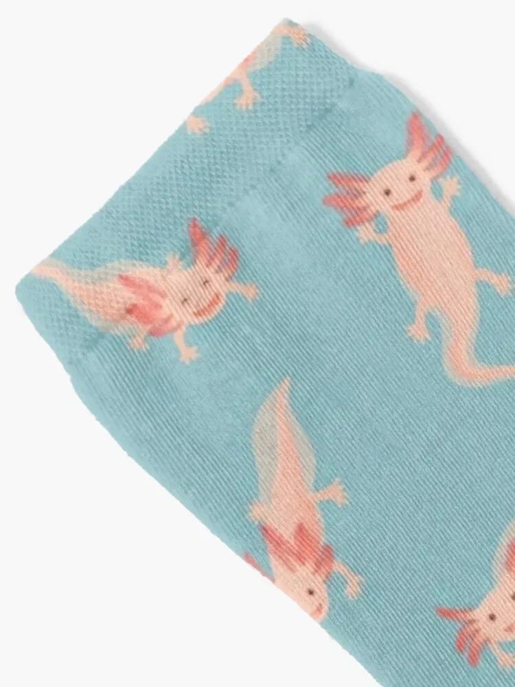 axolotl Socks Climbing cartoon snow loose Socks For Women Men's