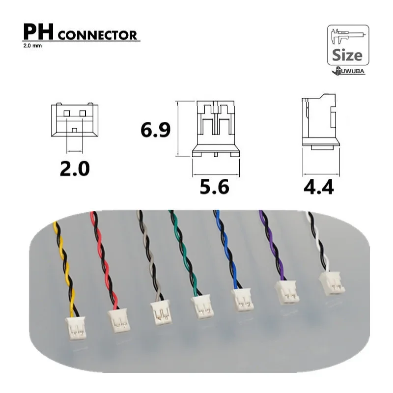 LED Lighting System PH2.0 Expand Terminal Line Wire MFC-03 for 1/14 Tamiya RC Truck SCANIA 770S R620 VOLVO BENZ Arocs MAN Car