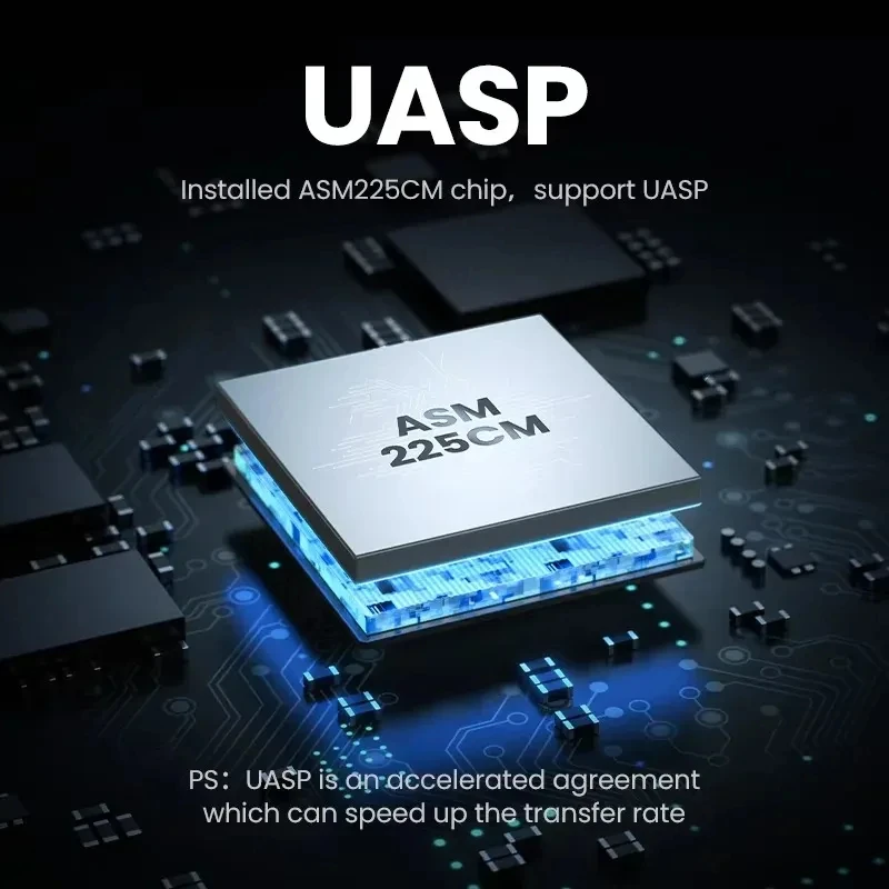 3.5 inch HDD Case USB 3.0 to SATA External Hard Drive Reader Support 10TB Hard Drive Enclosure High Speed Adapter for PC Lapop