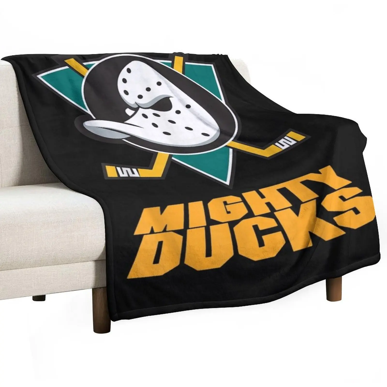 Graphic Ducks Arts Mighty Of Anaheim Hockey Funny Sports T-Shirt Throw Blanket Decorative Sofa Blankets For Bed Blankets