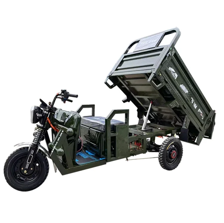 2024 new produce low price high quality du mping electric tricycle 3 wheels cargo electric tricycle