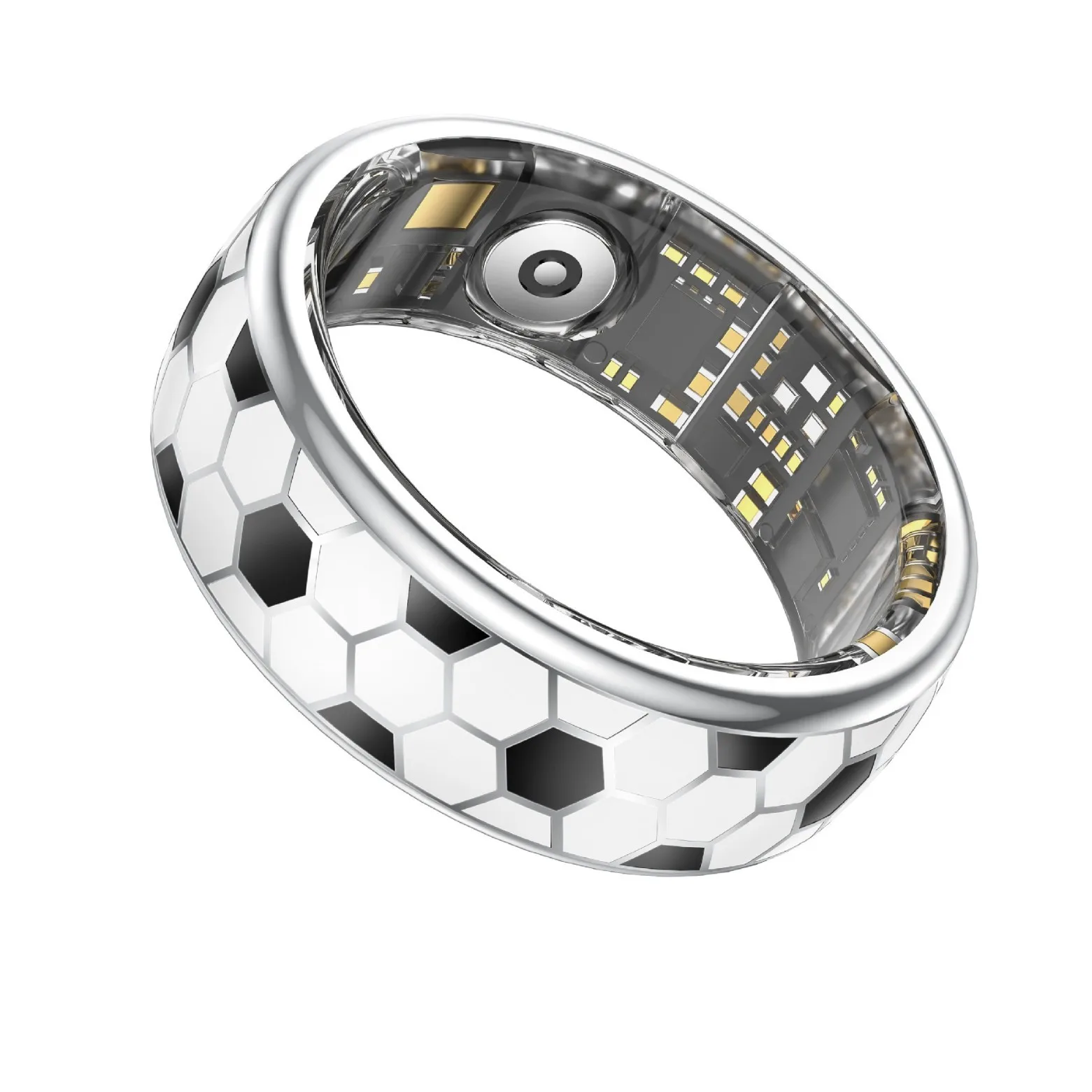 SY15 Smart Ring Vibration Alert for Call Message Heart Rate Detection Fitness Sports Health Tool