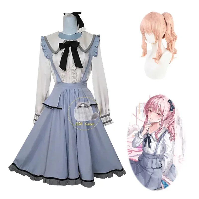 

Game Akiyama Mizuki Cosplay Costume Project Sekai Colorful Stage Cosplay Uniform Amia Akiyama Mizuki Wig Halloween Dress Women