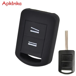 APKTNKA Silicone Key Case Cover For Opel / Vauxhall Agila Corsa C Combo Tigra 1999-2010 Keyless Fob Shell Skin Holder Protector