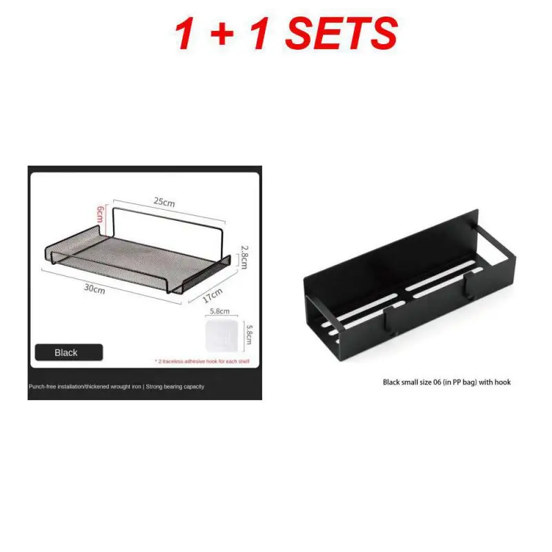 

Router Shelf White/black Space Saving High Quality Hole Free Wall Mounted Household Tools Shelf 30x17x6cm Multi-function