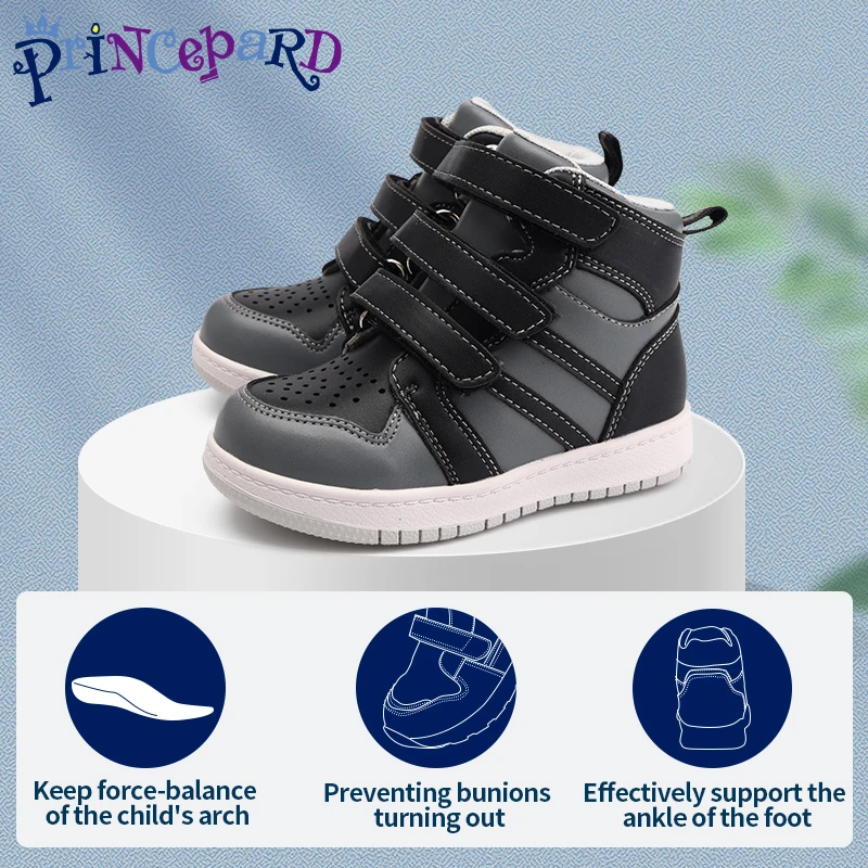 Kids Orthopedic Sneakers for Boys and Girls Flat Feet,Corrective Toddlers School Casual Shoes with Arch and Ankle Support