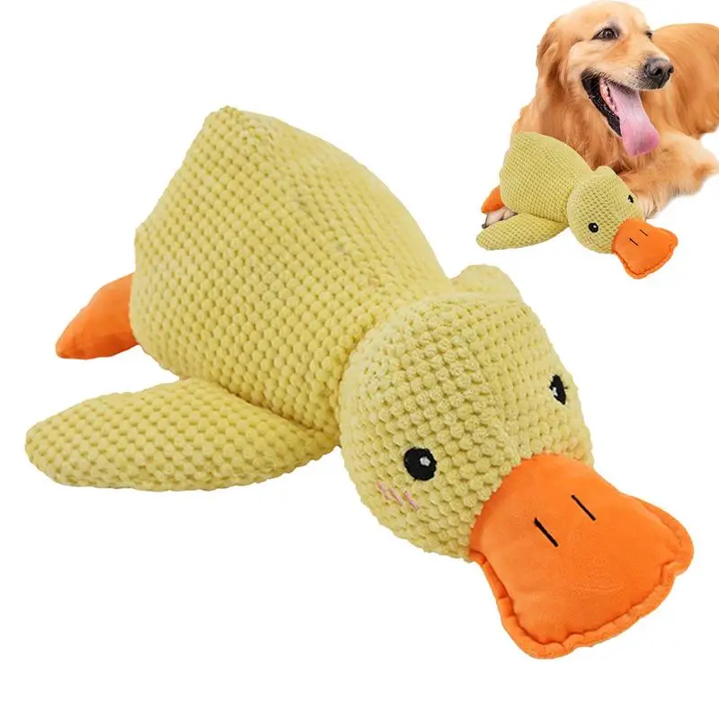 

Creative Dog Calming Duck Plush Toys Quack Duck Puppy Toy Calming Duck Dog Toy Comfortable And Soft Puppy Plush Pillow