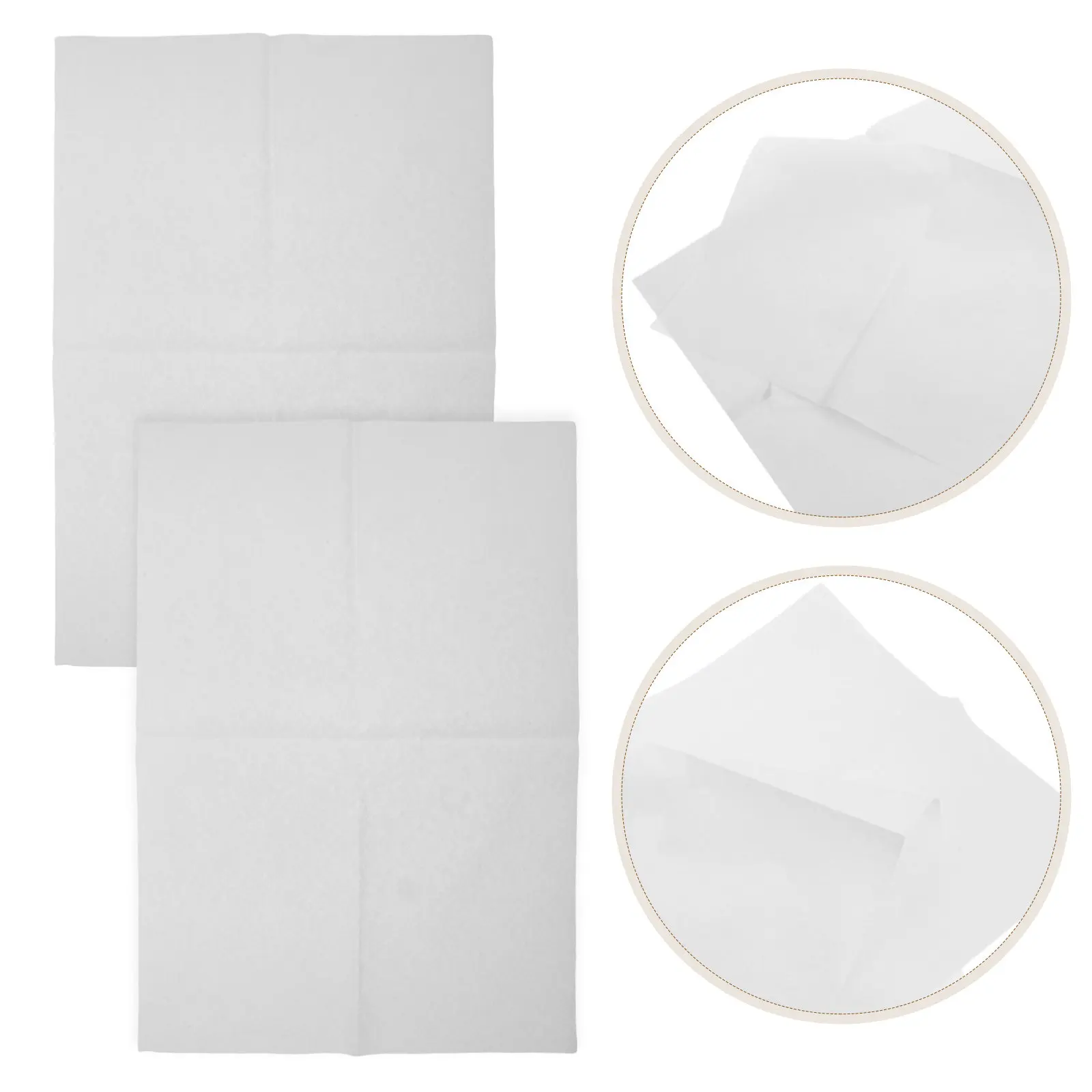 

4Packs Disposable Sashimi Paper Liner Moisture Control Oil Absorbing Sheets for Fish Fillet Prep Sushi Chef Food Prep Absorbent