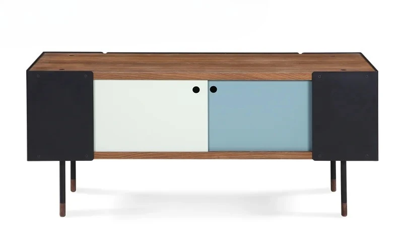 FD Nordic modern simple home small apartment TV Nordic audio-visual cabinet storage side cabinet locker