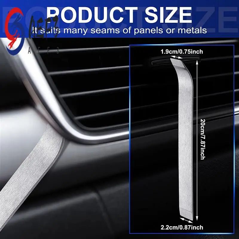 

AEF3-2 Pieces Sheet Metal Skin Wedge Auto Tool Car Door Sheet Buckle Removal And Installation, Silver