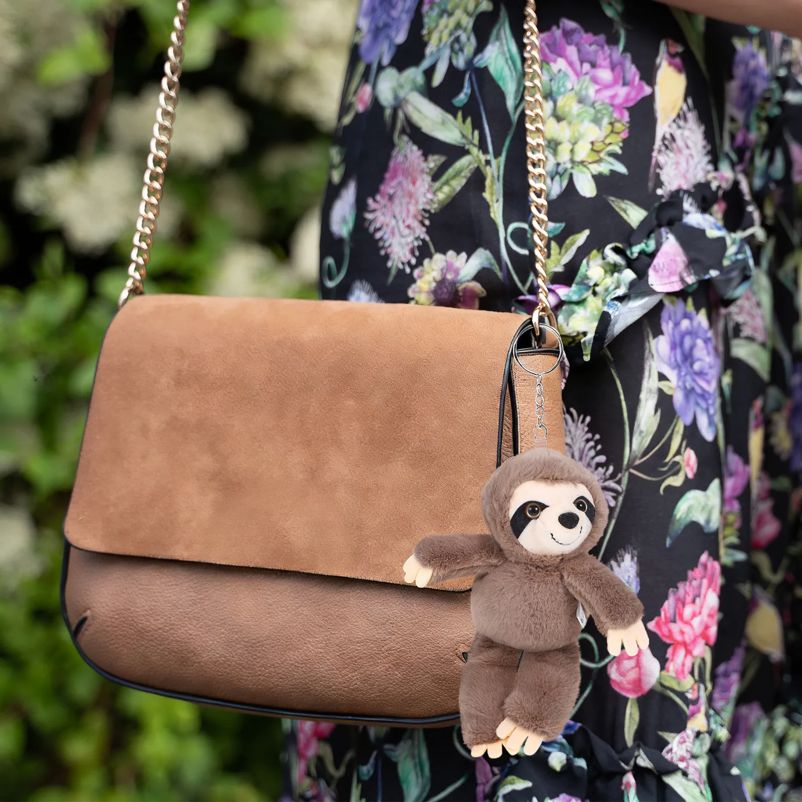 

Sloth Key Ring Soft Stuffed Stuffed Cotton Bag Charm Keychain Pendant Cute Hanging Ornament Animal Backpack Hanging Decor