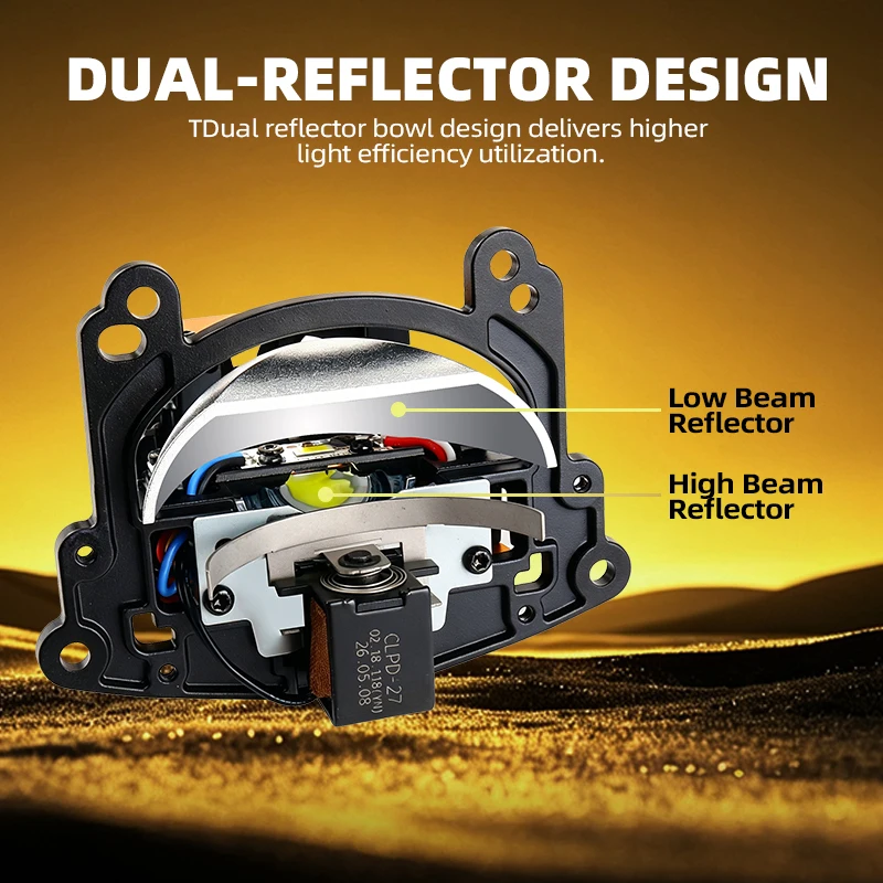 SANVI 6000K 3 Inch A45 Lensa P - Bi Led Projector Lens 3 Inch ulasan dan harga