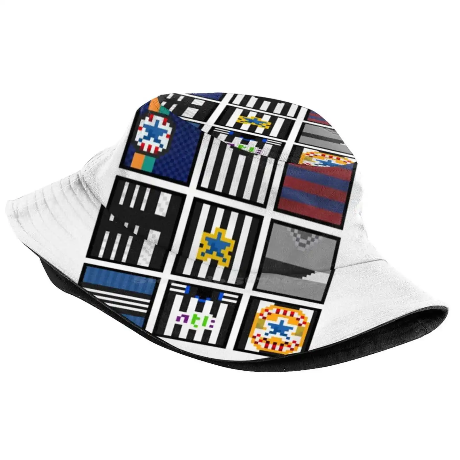 Newcastle Black And Whites Sun Cap Fisherman Hat Bucket Hats Newcastle New Newcastle Magpies Magpies 2021 Magpies 2022