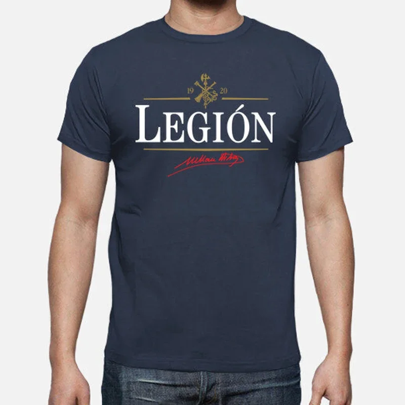 Legión Española. Spanish Foreign Legion T-Shirt 100% Cotton O-Neck Summer Short Sleeve Casual Mens T-shirt Size S-3XL