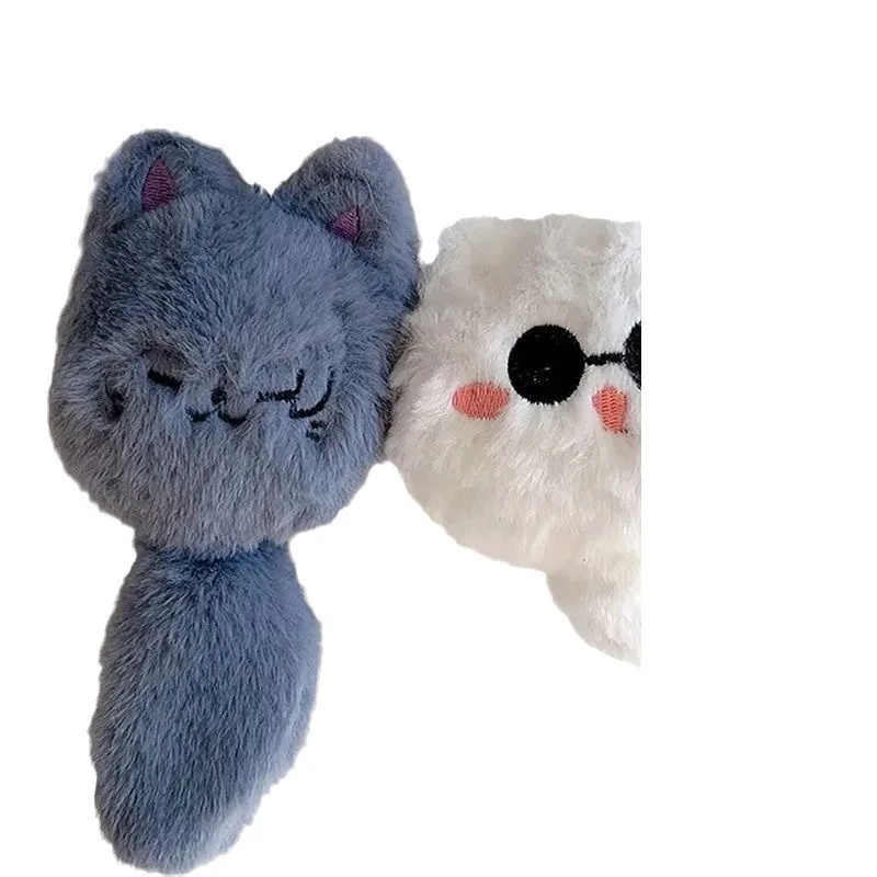 อะนิเมะ JK Gojo Satoru ตุ๊กตาพวงกุญแจคอสเพลย์แมวสีขาวคอสเพลย์ Gojo จี้กระเป๋าเป้สะพายหลัง Key Ring ตกแต่งปาร์ตี้ฮาโลวีน