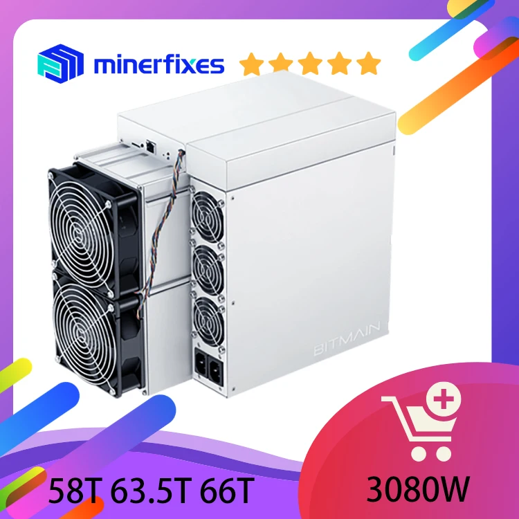 Antminer baru K7 58T 63.5T 66T CKB koin untuk konsumsi daya 3080W gratis pengiriman