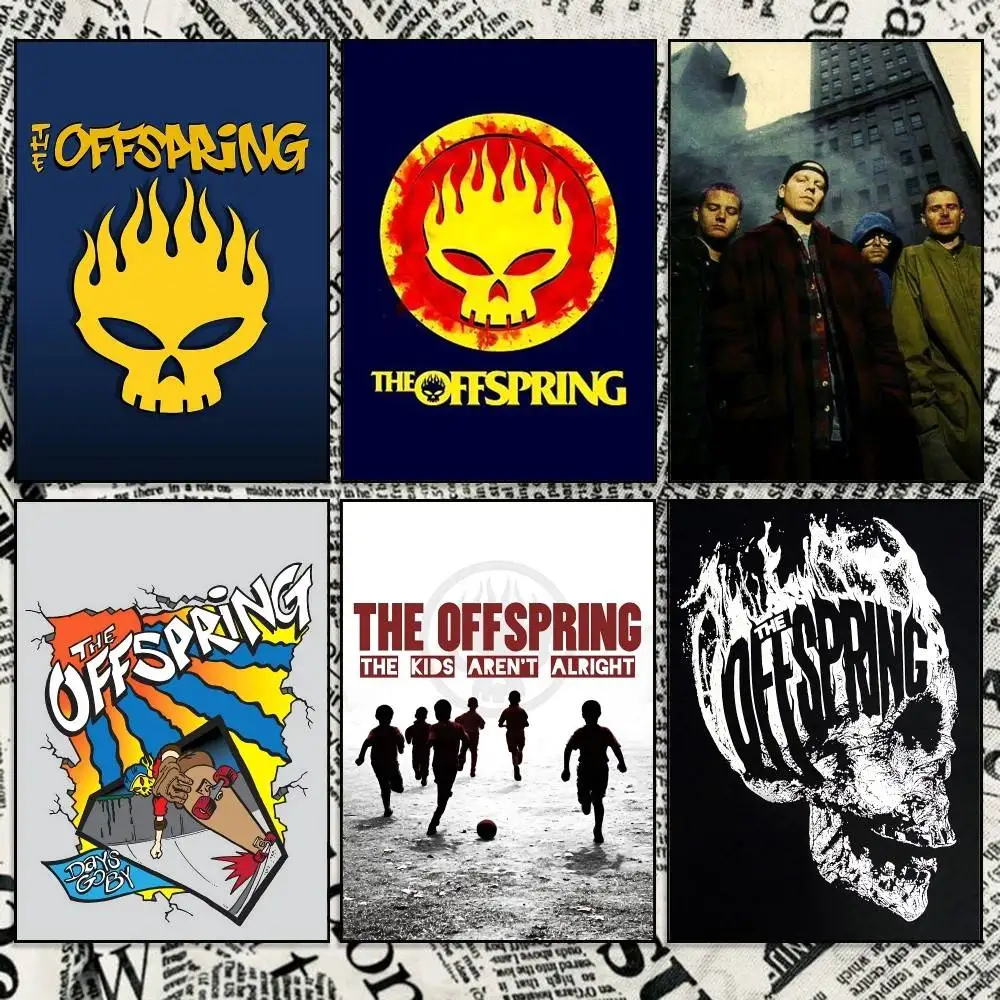 Skate-Punk Band The O-Offspring  Poster High Quality Dorm Living Room Aesthetic Wall Decoration Painting Stickers Gift