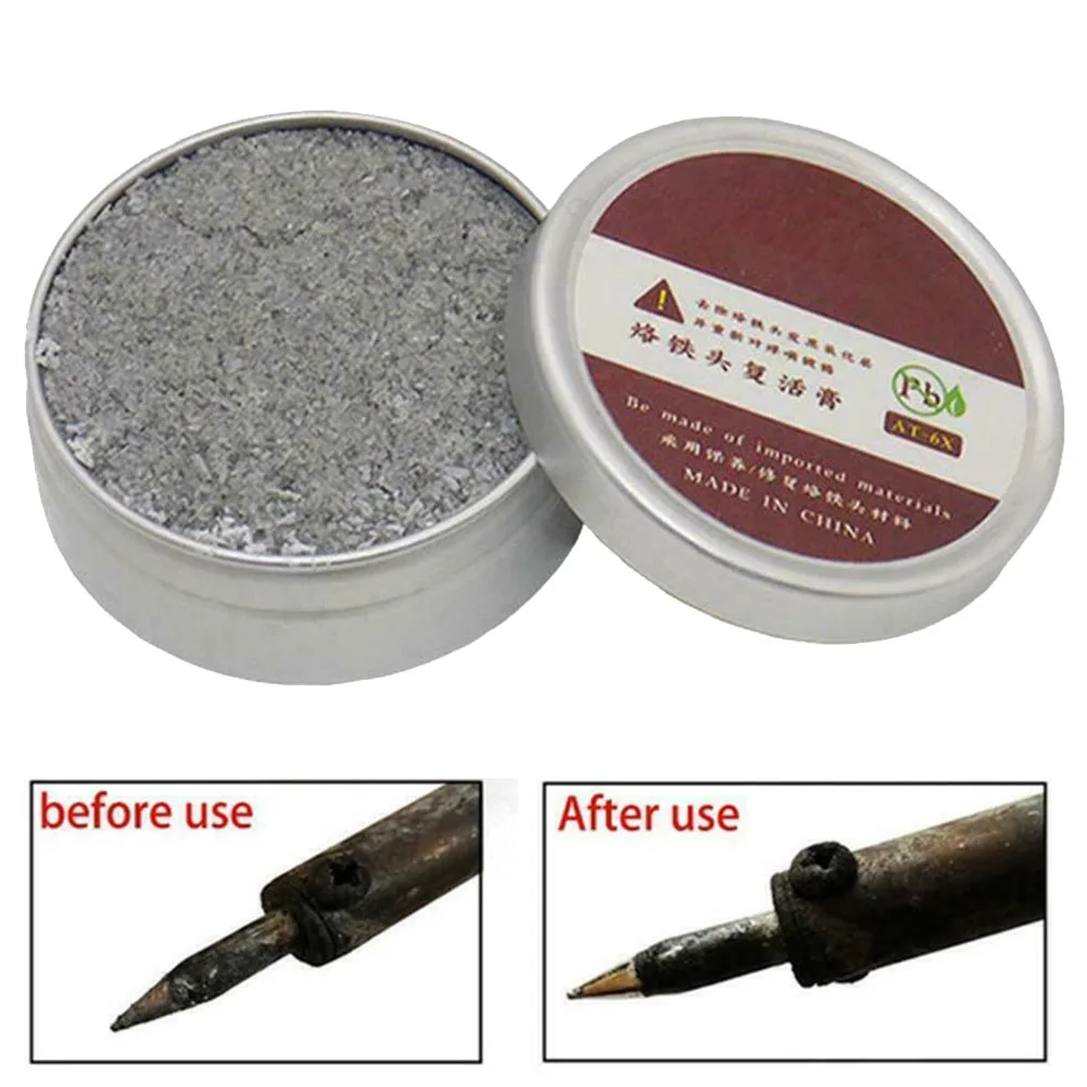 

Soldering Iron Kit Rejuvenation Cream 1Pc Clean Oxidized Replacement Soldering Fittings Tinner & Cleaner Workshop