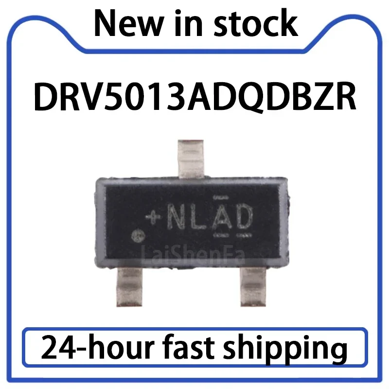 20PCS DRV5013ADQDBZR SOT-23 High Voltage and High Bandwidth (30kHz) Hall Effect Latch Stock
