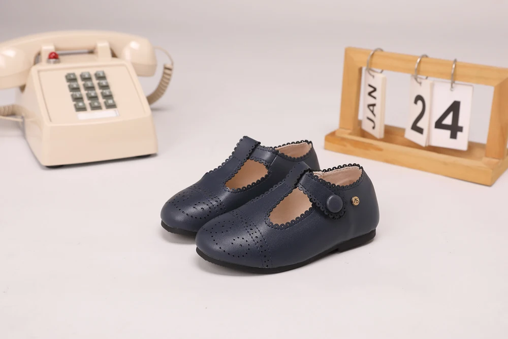 AS Kinderschuhe Marken-Kinderschuhe Baby Mädchen Lederschuhe Kleinkind Prinzessin Ballerinas Jungen Brogue Oxford Weiche Plateau Mary Jane Schuhe – Detail 6