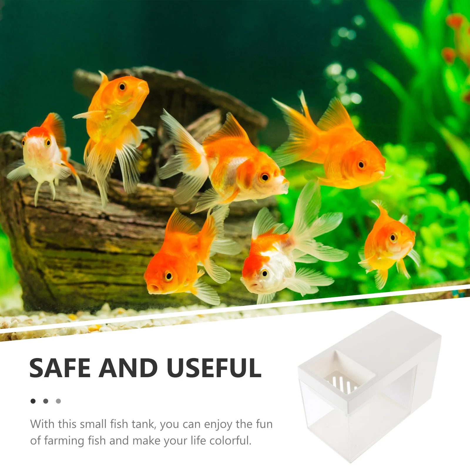 

Acrylic Small Side Filter Fish Tank Desktop Betta Aquarium Mini Table Decor Multipurpose Desktop Micro Landscape Ecological