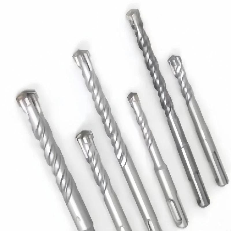 SDS plus Concrete Drill Bit Set 5-14mm X 110mm/160mm with 4 Cutters Cross Tips round Shank for Electric Hammer