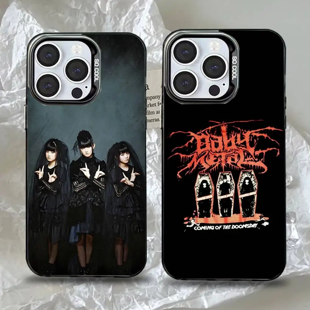 

Rock Band Babymetal Phone Case For iPhone 16,15,14,13,12,11,Pro,Max,Plus,Mini,XS,SE Anti Fall Black Matte Hard Bumper
