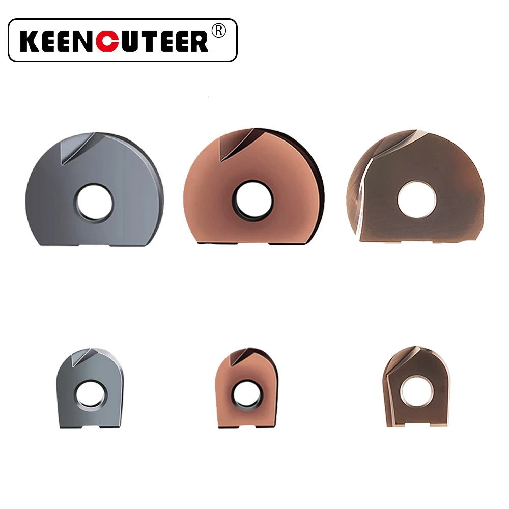 T2139 Semi Spherical Carbide Insert P3200 P3204 Ball End Milling Insert R4 R5 R6 R8 R10 R15 Ball Blade for Stainless Steel