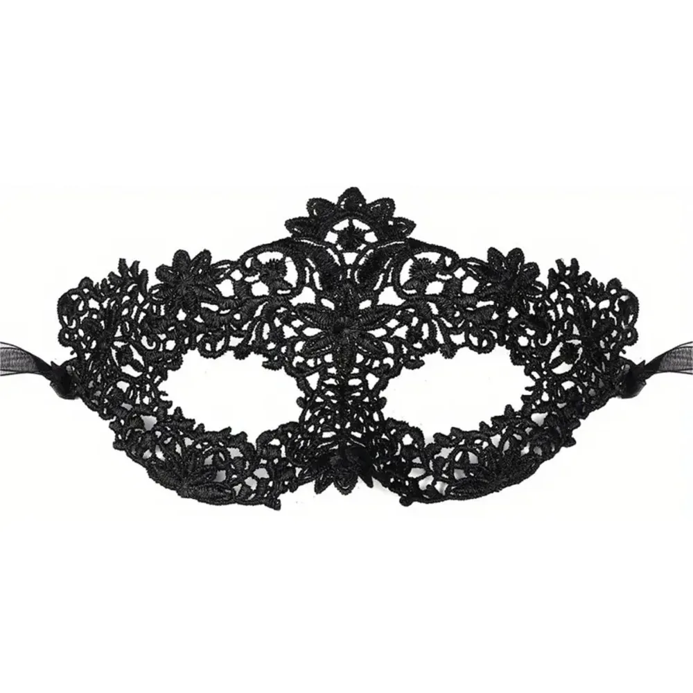 legant Black Lace Masquerade Mask Set for Couples - Perfect for Venetian Party, Mardi Gras, and Halloween Celebrations image 6