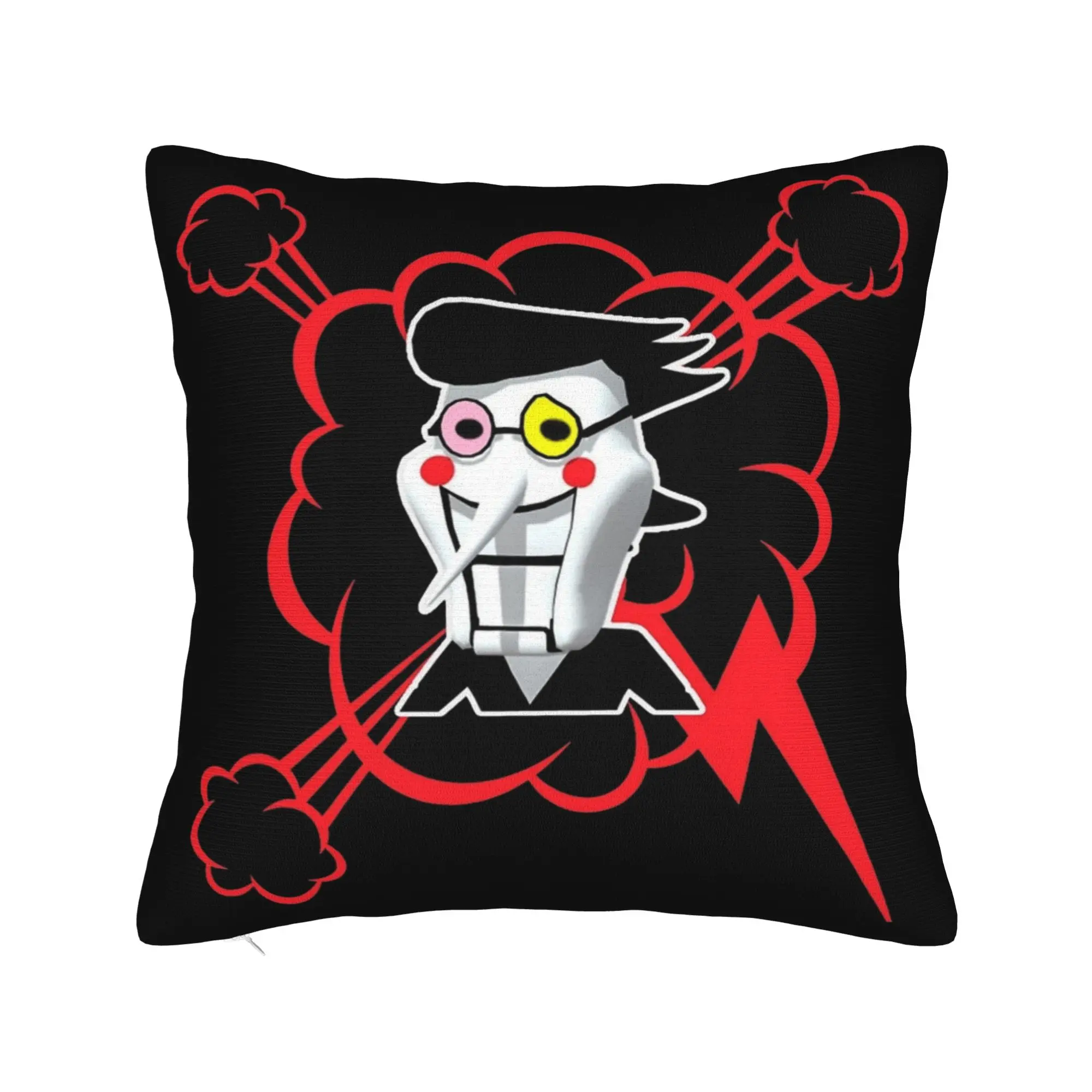 Deltarunes Spamton Pillowcase Printed Cushion Cover Gift  Throw Pillow Case Cover Seat Dropshipping