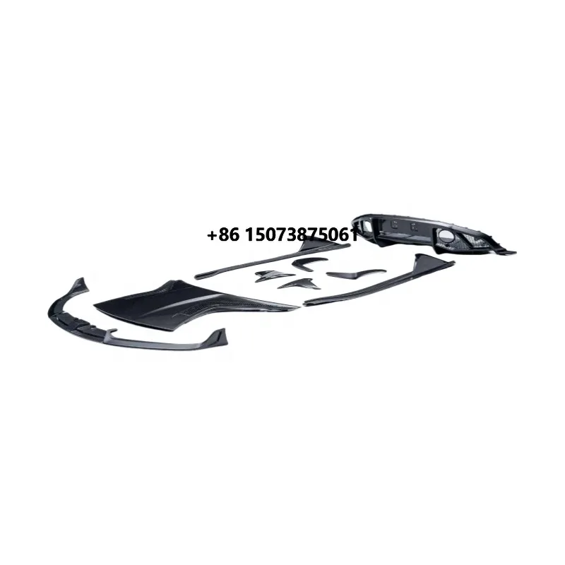 Body Kit PK Style Dry Carbon Fiber Front Lip Hood Side Skirts Rear Diffuser Rear Spoiler for Lotus Emira