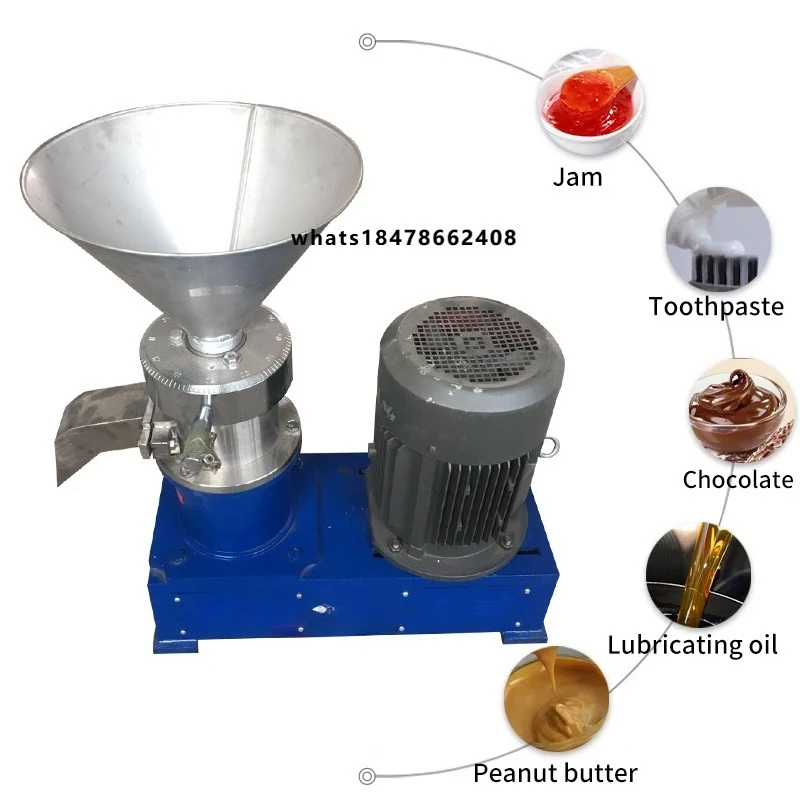 Molino Industrial para Harina de Maíz, Frutas, Leche, Tahini, Mantequilla de Cacahuete, Cacao, Soja, Alimentos para Animales, Molino Coloidal de Agua, Molino para Carne