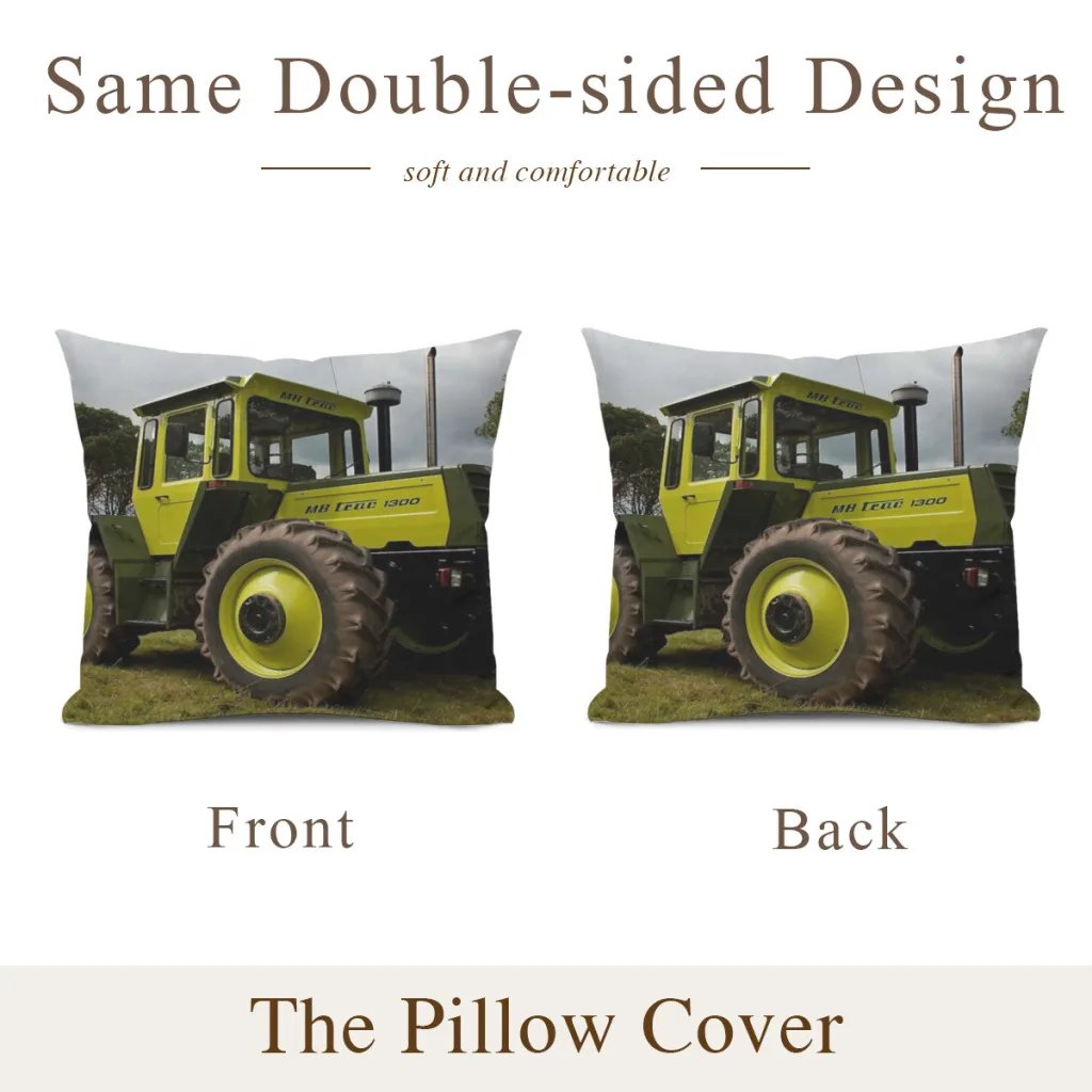 The MB-trac1300 tractor Pillow Cushion Case  Dakimakura Cover Decorative Sleeping 45x45cm