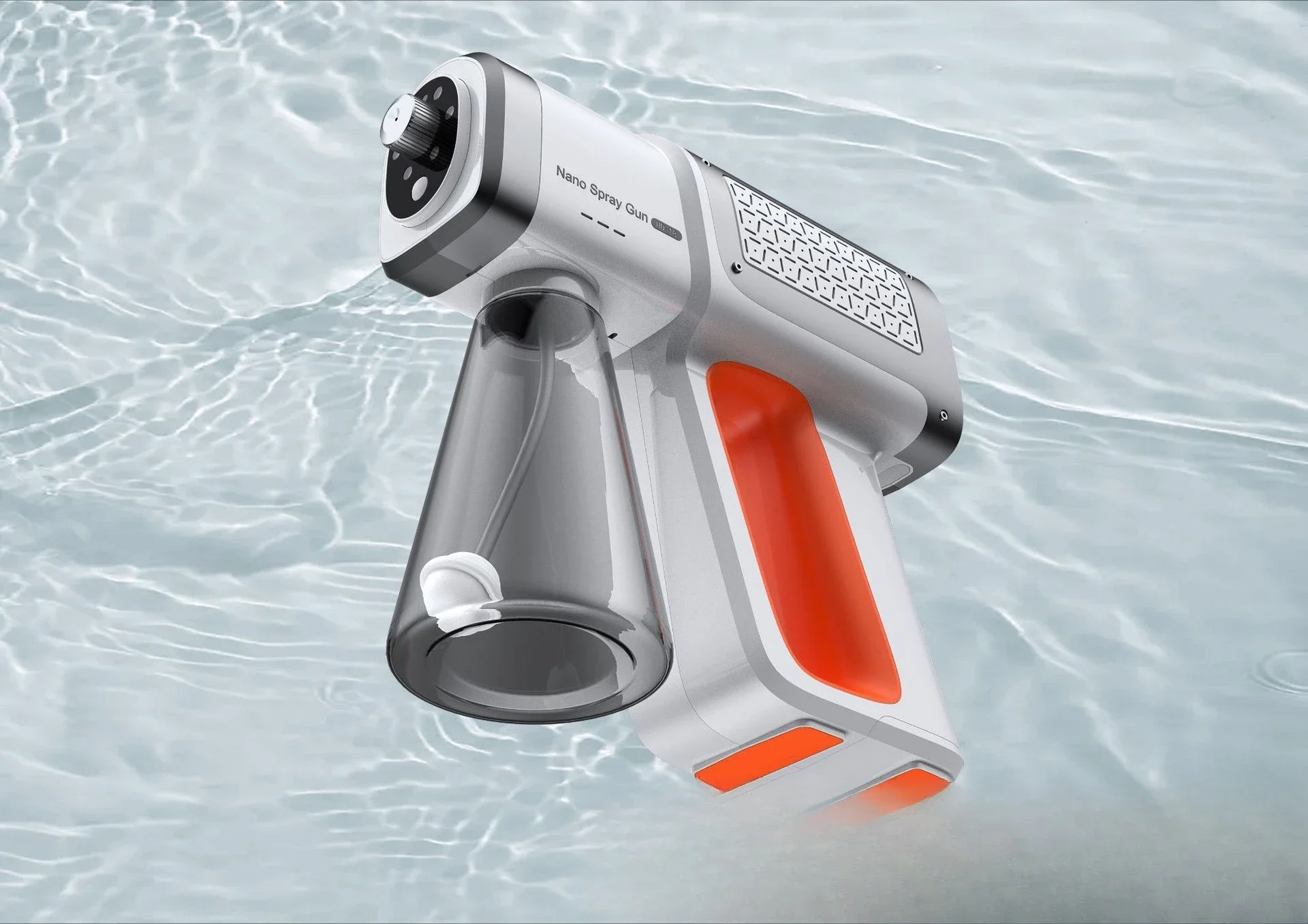 Spray dezynfekujący, rozpylacz z niebieskim światłem indukcyjnym, atomizacja do usuwania roztoczy, ręczny elektryczny