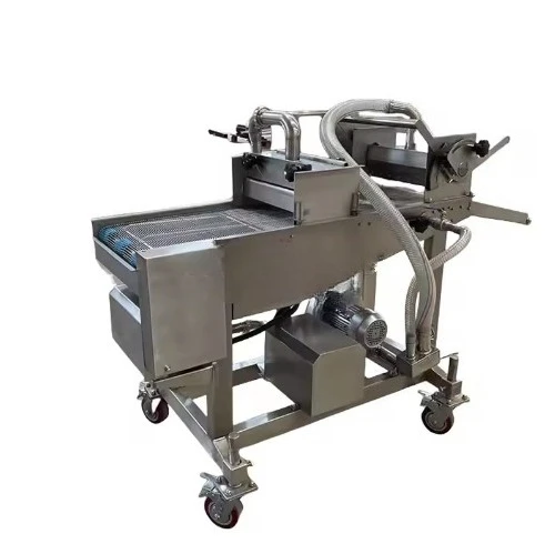 Small Commercial Automatic Sausage Breader Electric Fish Fillet Bread Crumbs Chicken Nugget  Meat Breading Machine Engine