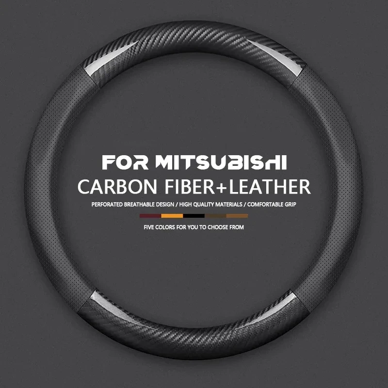 Funda para Volante de Auto Compatible con Mitsubishi Outlander, ASX, Colt, Galant, L200, Lancer, Pajero, Ralliart, Triton, Delica, Eclipse, Campetition