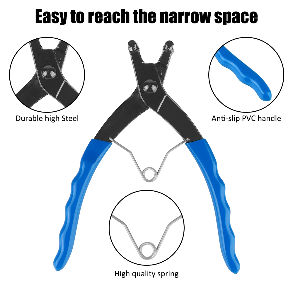 Circlip Pliers Long Nose 90° Bending Clamps Auto Cylinder Internal Ring Removal Tools Snap-Ring Clip Motorcycle Car Accessories