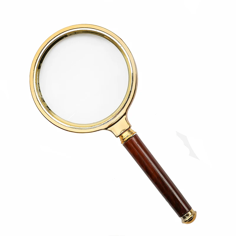 Handheld High-Definition Old Magnifying Glass  Handheld Children\'s Magnifying Glass Reading for The Elderly for People