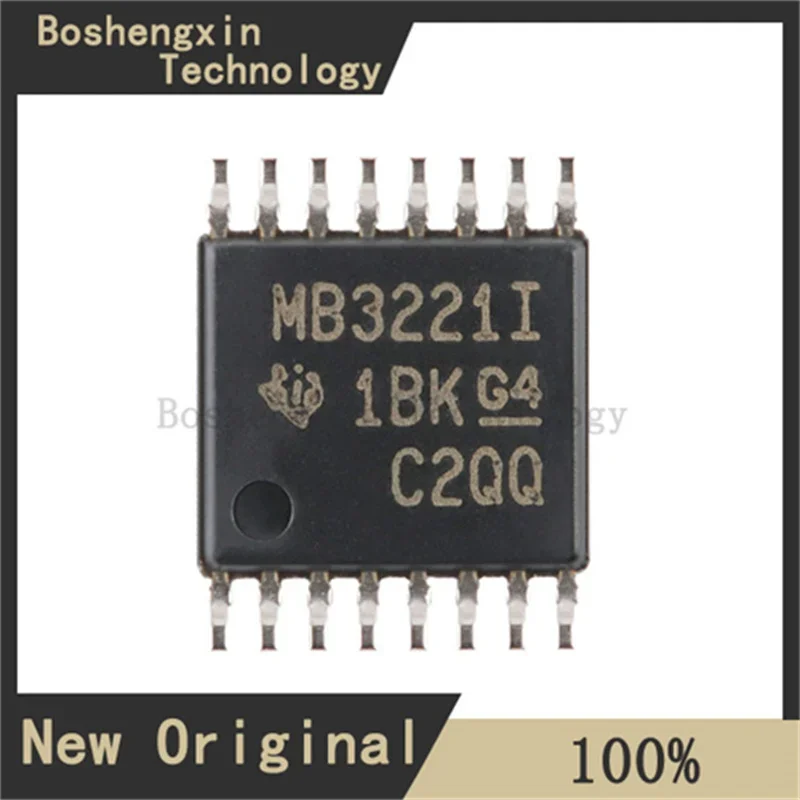 2Pcs MAX3221IPWR 3V to 5.5V Single Channel 250kbps RS-232 Line Driver/Receiver with ±15kV ESD Protection TSSOP-16