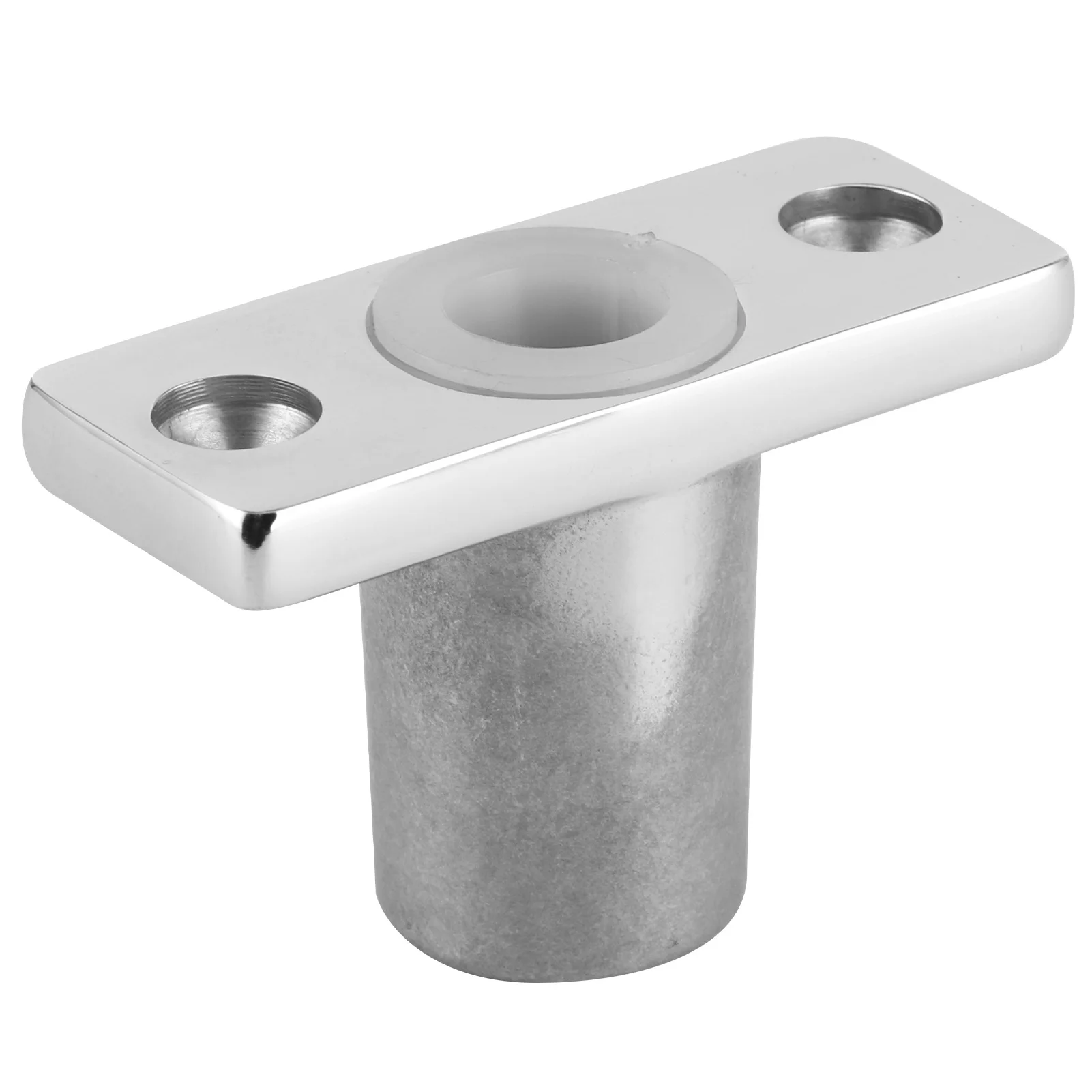 Top Mount Oar Lock Socket Holder T‑Shaped Bracket 316 Stainless Steel for Marine Yacht Marine Oar Holder Paddle Accessories