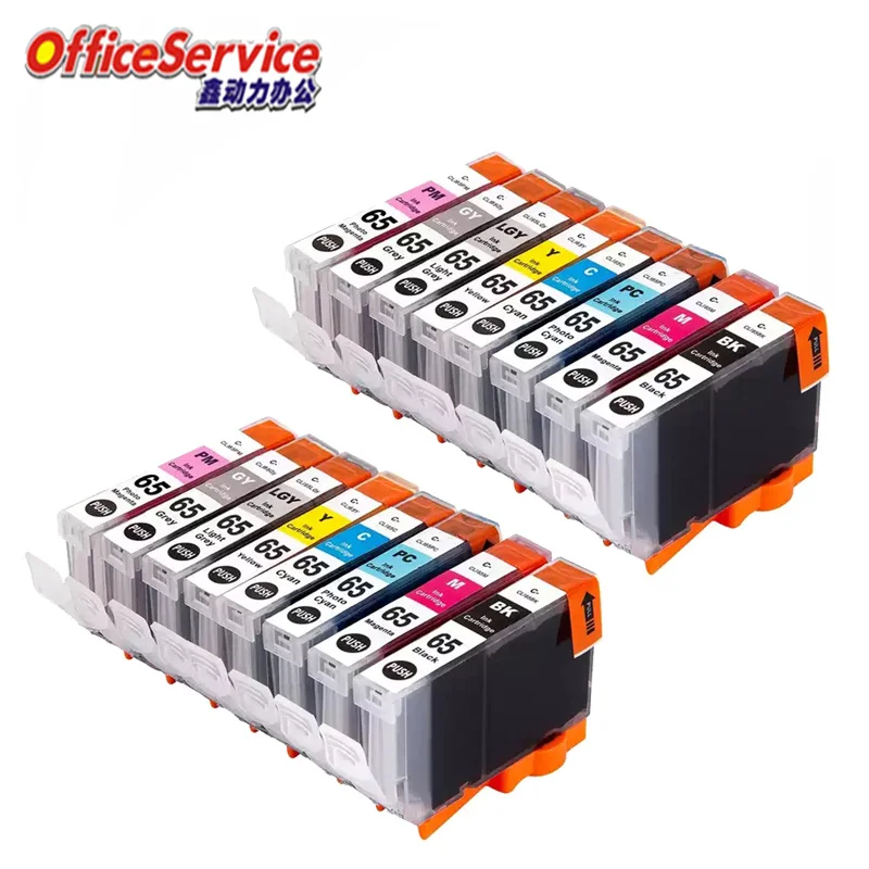

CLI-65 CLI65 PGI-65 65XL ink Cartridge Compatible For Canon Pixma PRO200 PRO-200 PRO 200 Printer