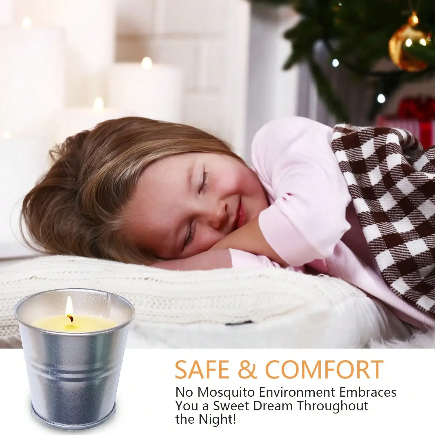 1pc Efficient Mosquito Repelling Soy Wax Candle Infused with Lemongrass Essential Oil, Ideal for Indoor and Outdoor, Summer