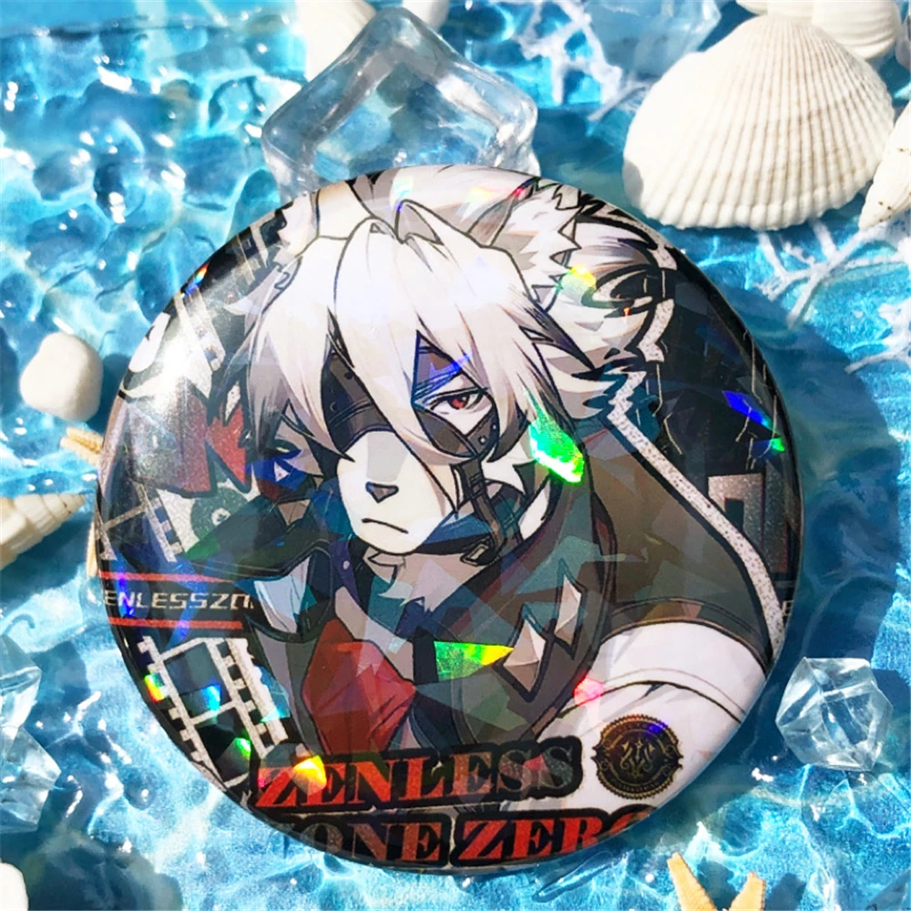 Broche de Cosplay Zenless Zone ontariAnby Demara Nicole Celethe pour Enfant, Danemark ge de Dessin Animé, Pendentif de Sac à Dos, Accessoires