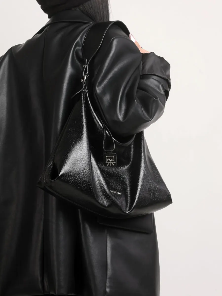 Wood River Card Retro Tote Bag Large Capacity Single Shoulder Crossbody Bag for Women Korean Style 2026 New Design Handbag