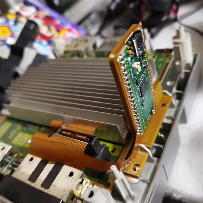 

Без пайки для Gamecube для консоли Gamecube DOL-001 с RP2040 для NGC Swiss Picoboot Flippydrive